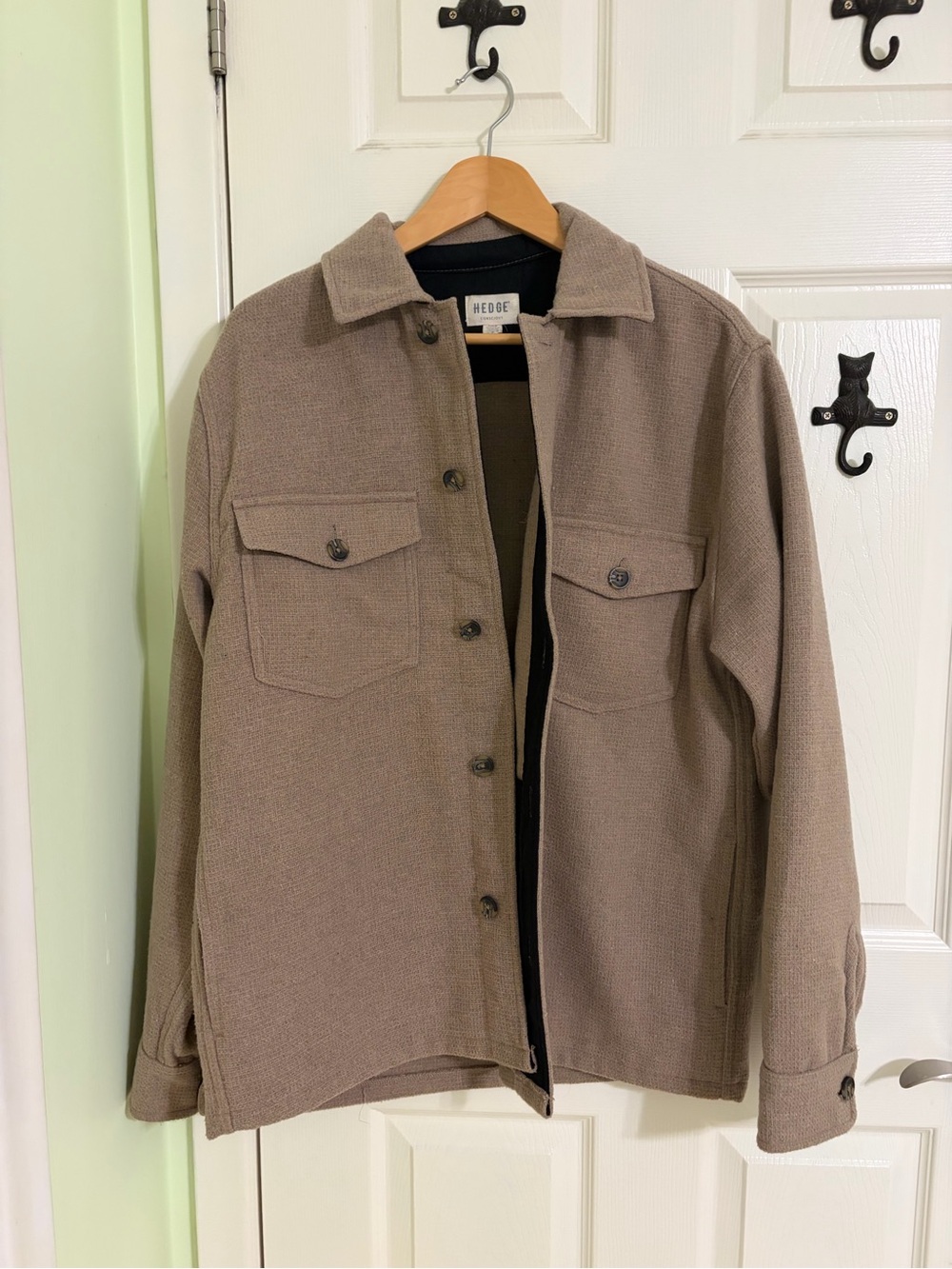 Hedge Men's Woven Jacket - Taupe
